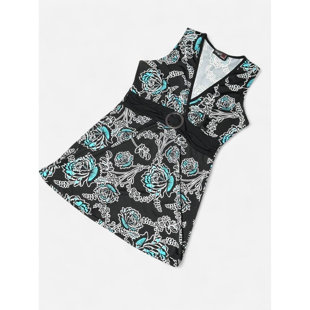 Vintage Y2K Long Baby Top, By Digit@l Clothing, Size Small/Medium